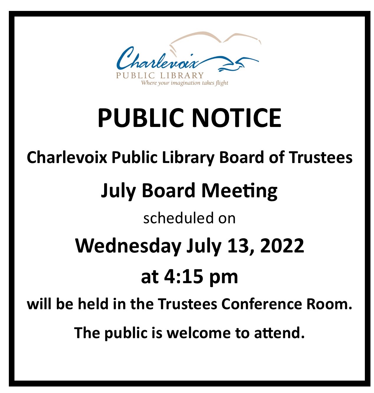 Board Meeting July 13, 2022