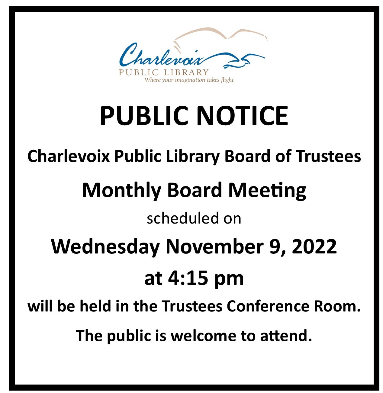 Board Meeting Nov 9, 2022