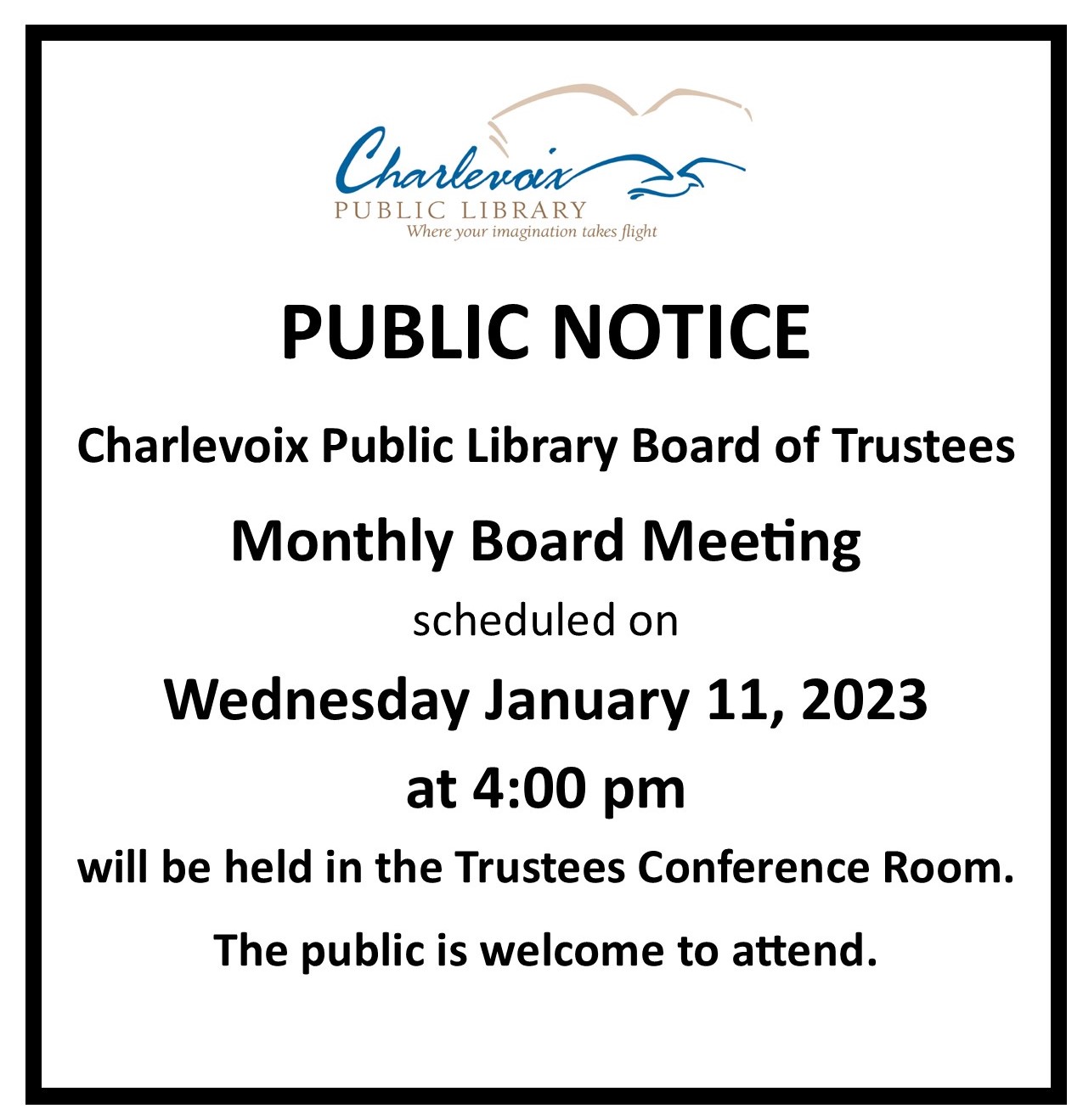 Board Meeting  Jan 11, 2023