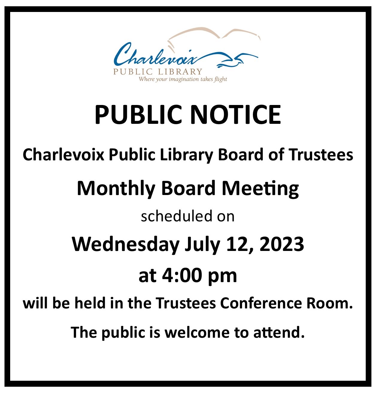 Board Meeting July 12, 2023