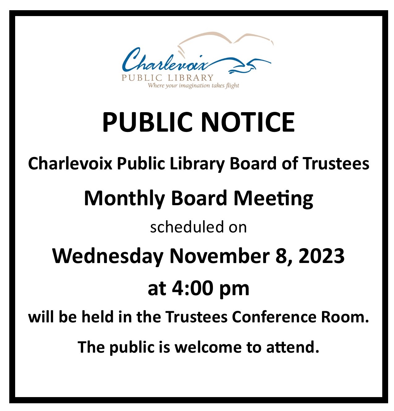 Board Meeting Nov 8, 2023