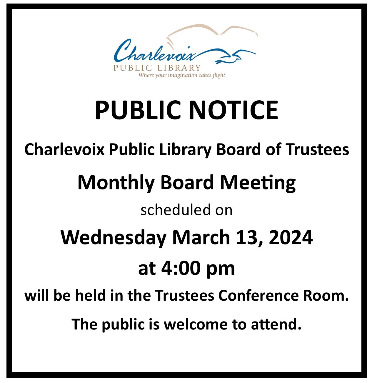 Board Meeting March 13, 2024