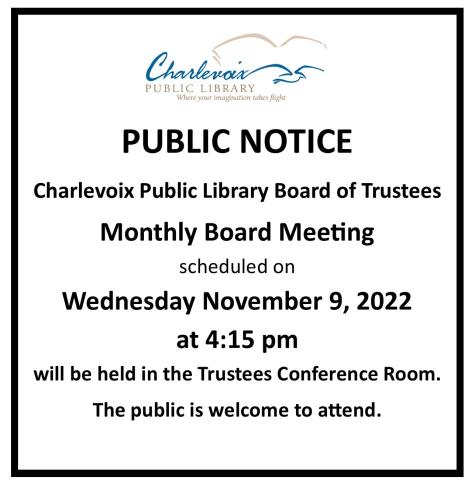 Board Meeting Nov 9, 2022