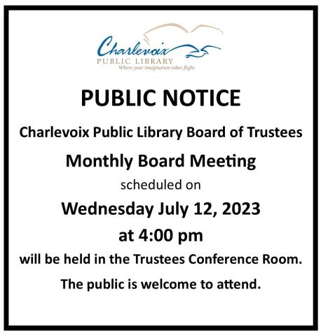 Board Meeting July 12, 2023