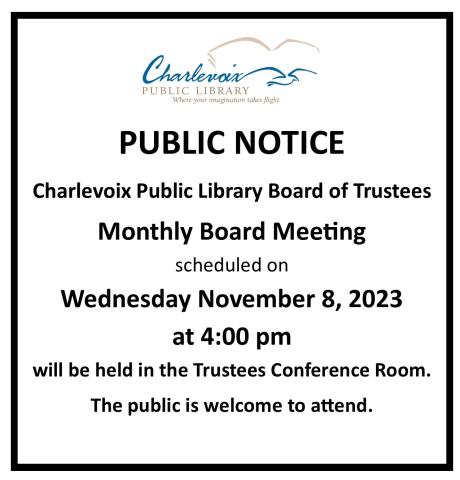 Board Meeting Nov 8, 2023