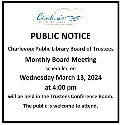 Board Meeting March 13, 2024