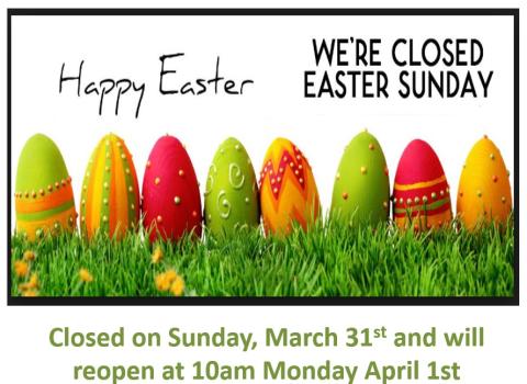 Easter Closed