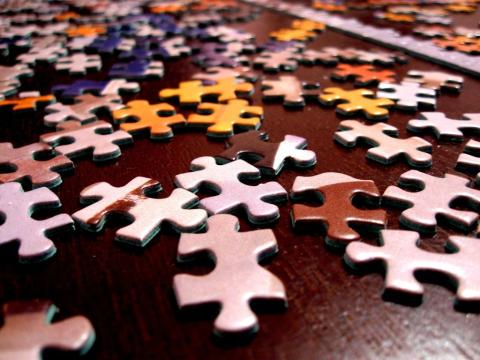 Jigsaw puzzle pieces