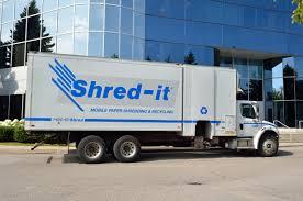 Shred it truck