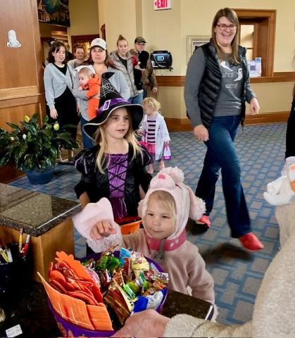 halloween trick or treaters