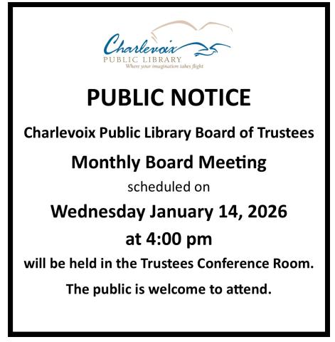 Board Meeting Jan 14, 2026