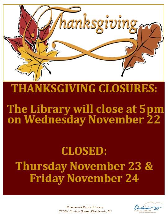 Thanksgiving Closures