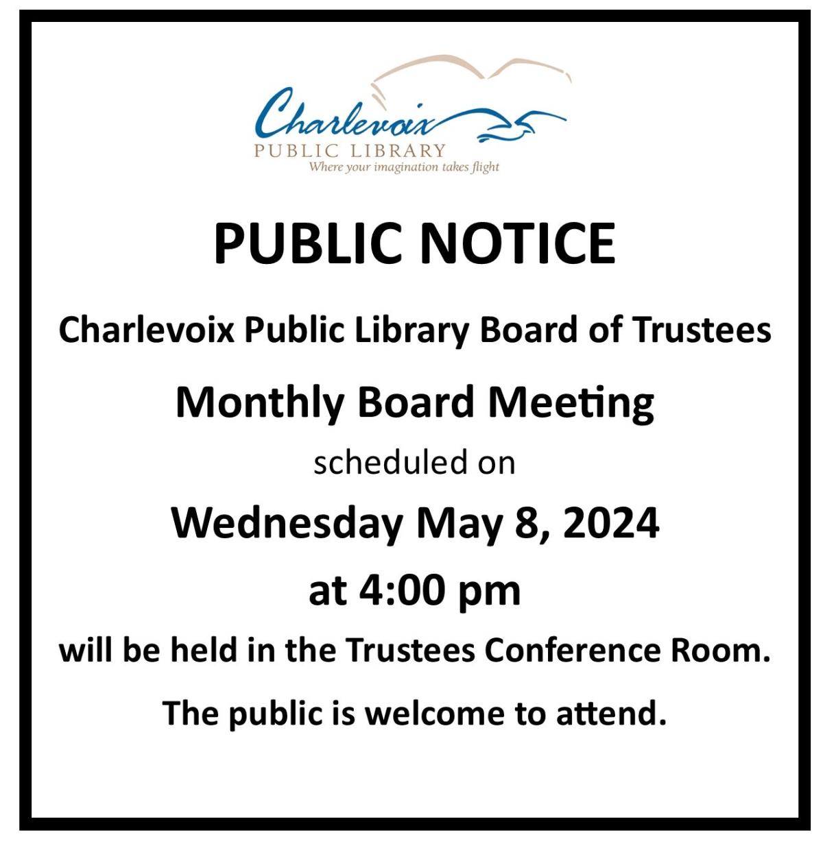 Board Meeting May 8, 2024