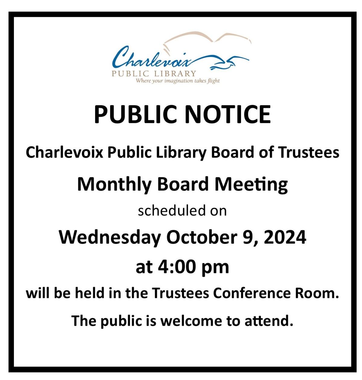 Board Meeting Oct 9 2024