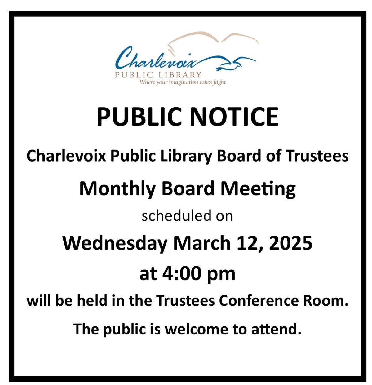 Board Meeting March 12, 2025