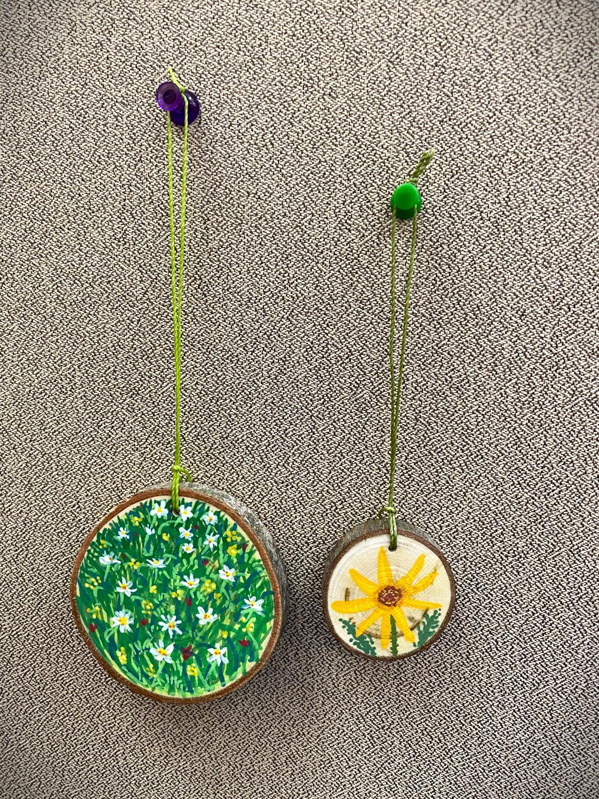 Summer nature ornaments