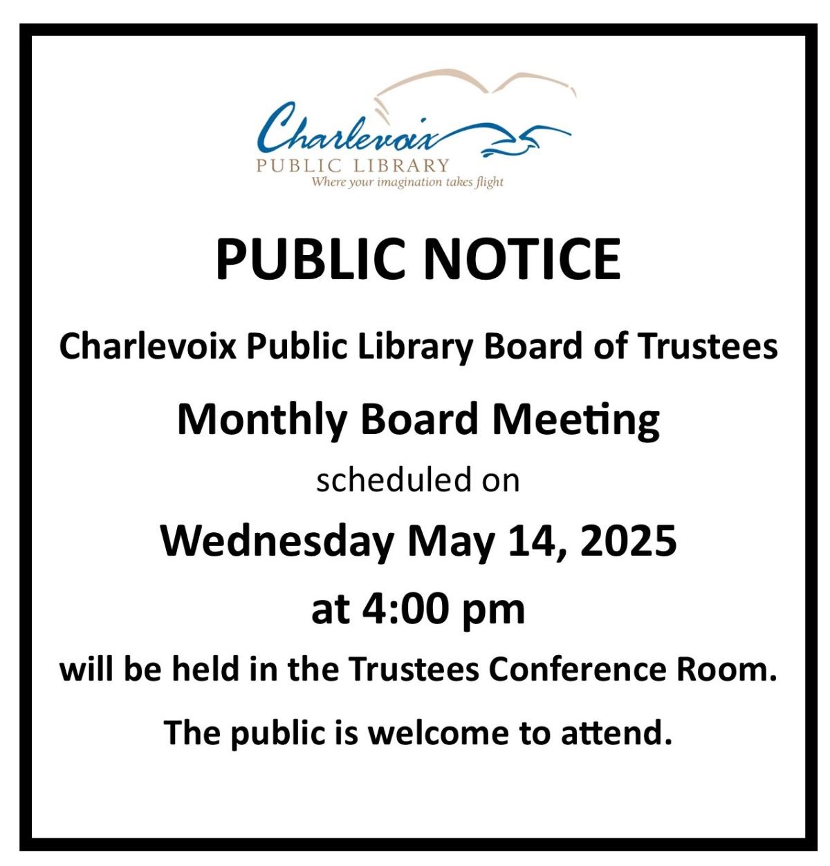 Board Meeting May 14, 2025