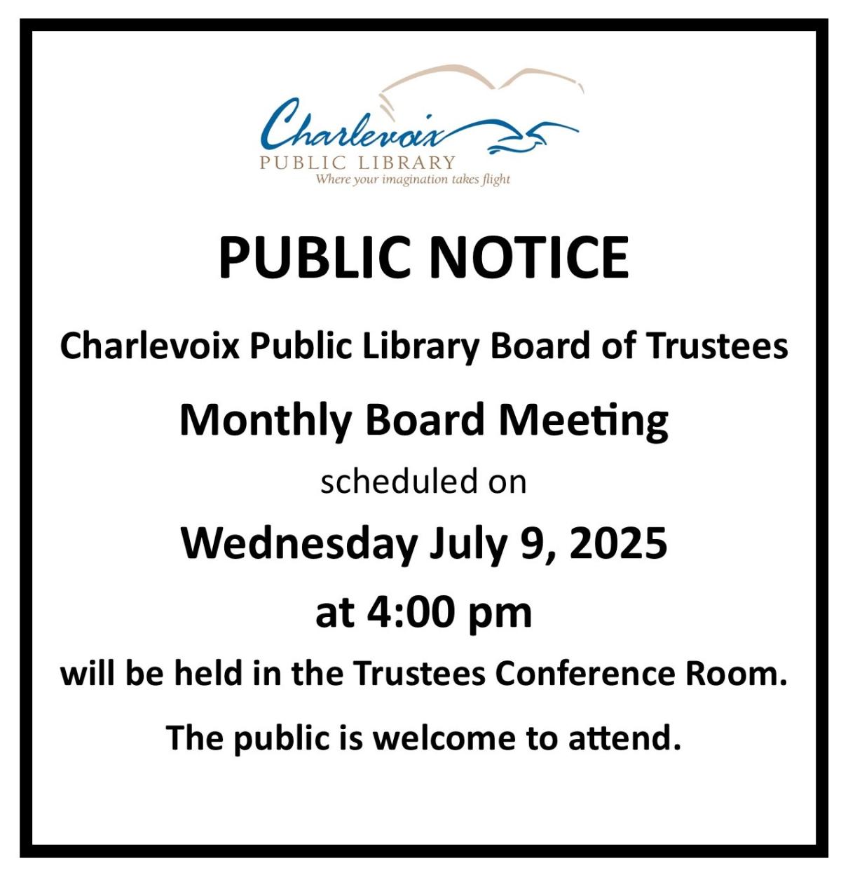 Board Meeting July 9, 2025