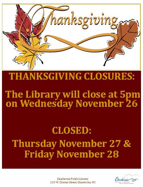 Thanksgiving Closures 2025