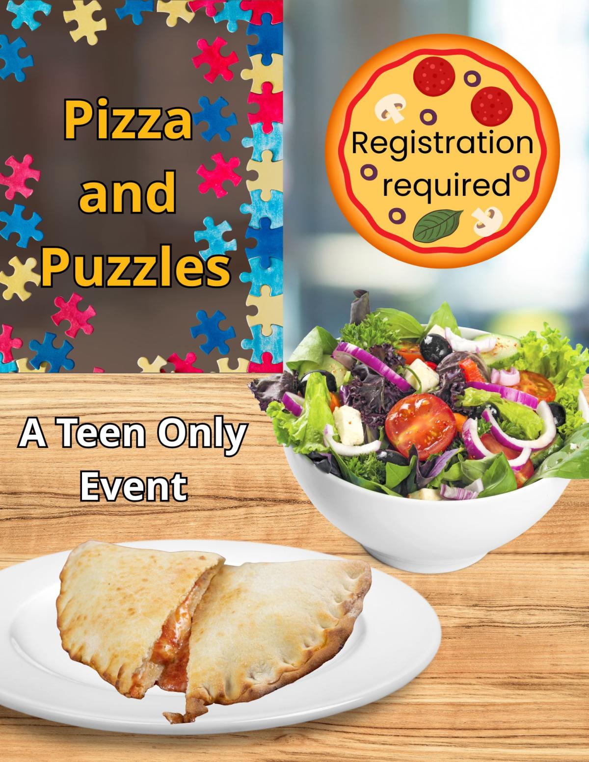 Pizza and Puzzles Event