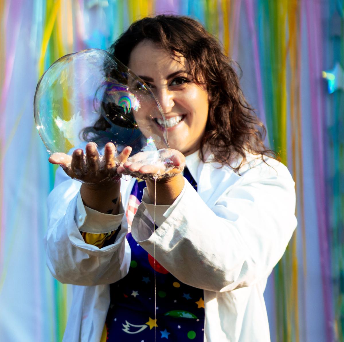 dino dig bubble show